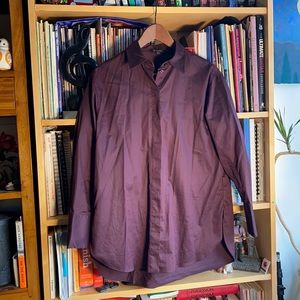 1️⃣9️⃣ Massimo Dutti Formal Purple Shirt - US 4